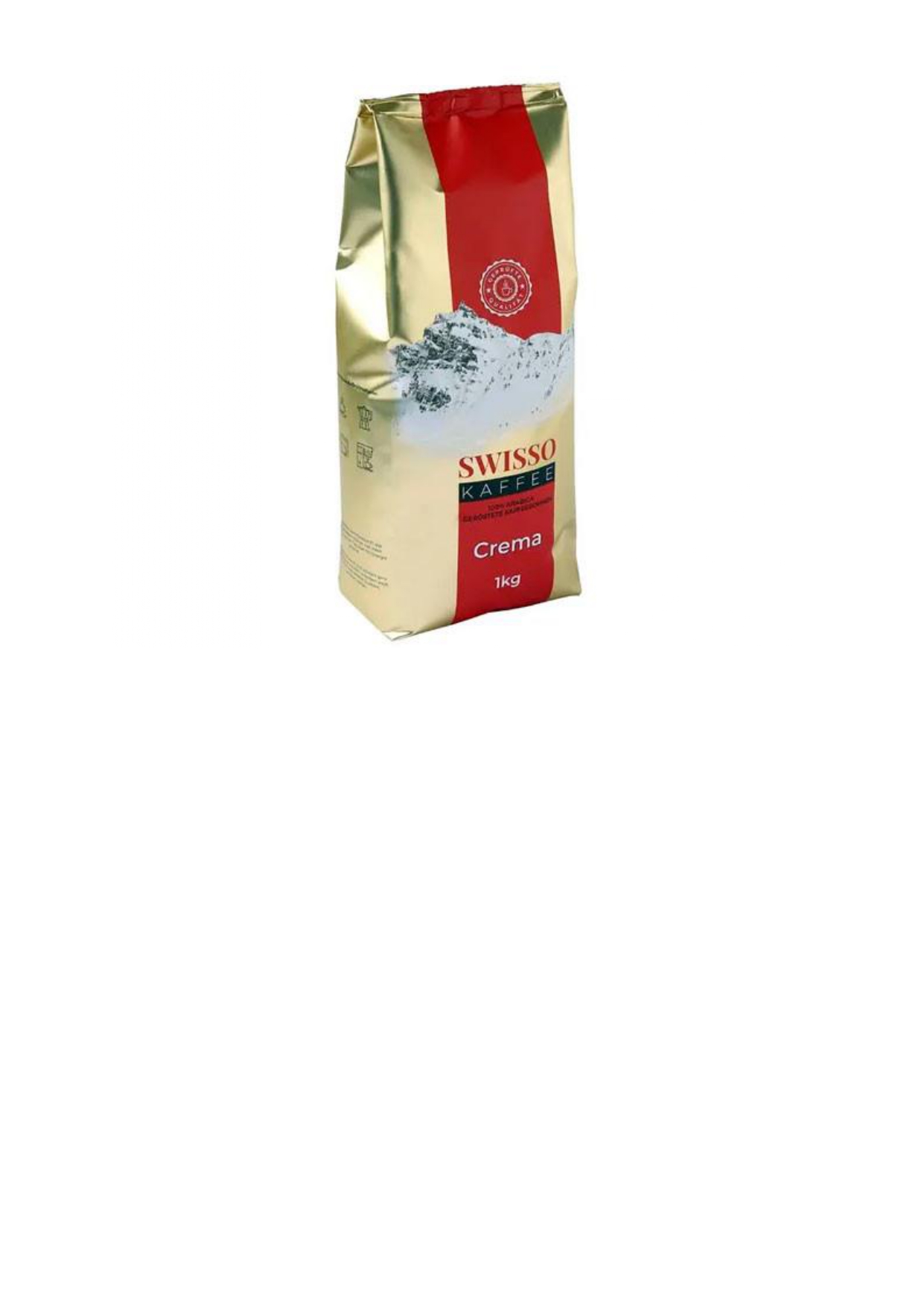 Кава Swisso Kaffee Crema в зернах 1 кг